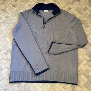 Van Laack Cashmere Quarter Zip Sweater